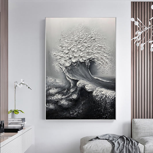 Abstract Ocean Wave Wall Art